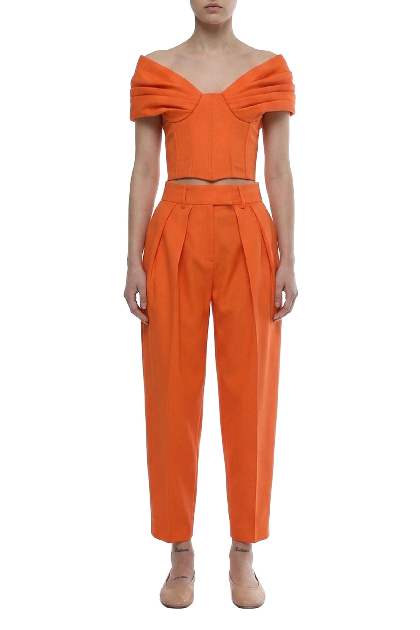 Bustier en laine - Vibrant Orange