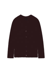 SCOOP NECK CARDIGAN WITH POCKETS