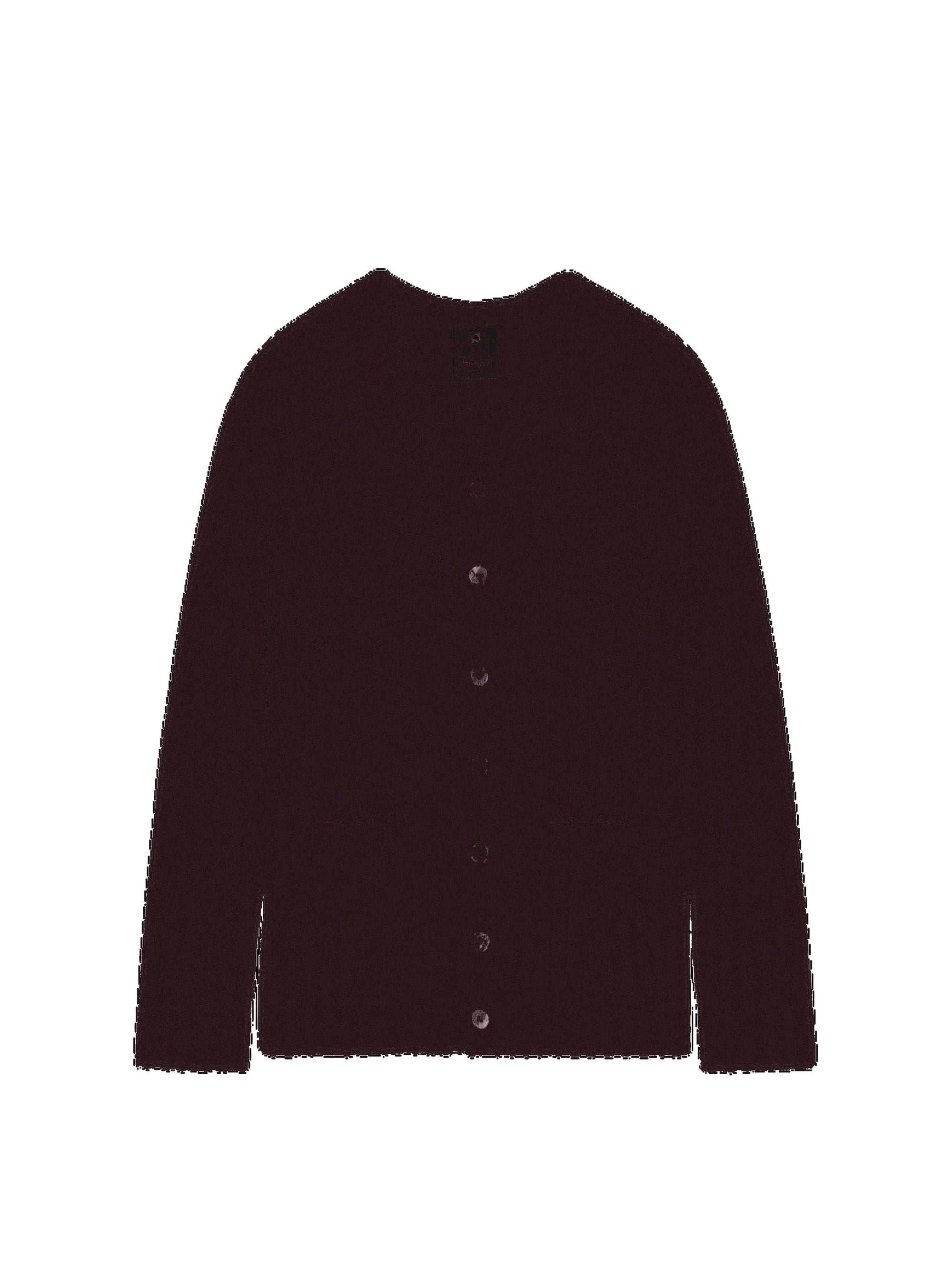 SCOOP NECK CARDIGAN WITH POCKETS