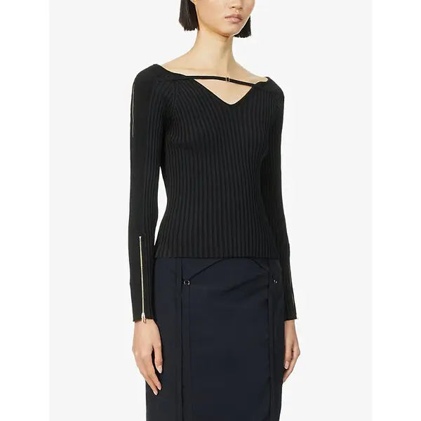 Pull Oro en maille - Black