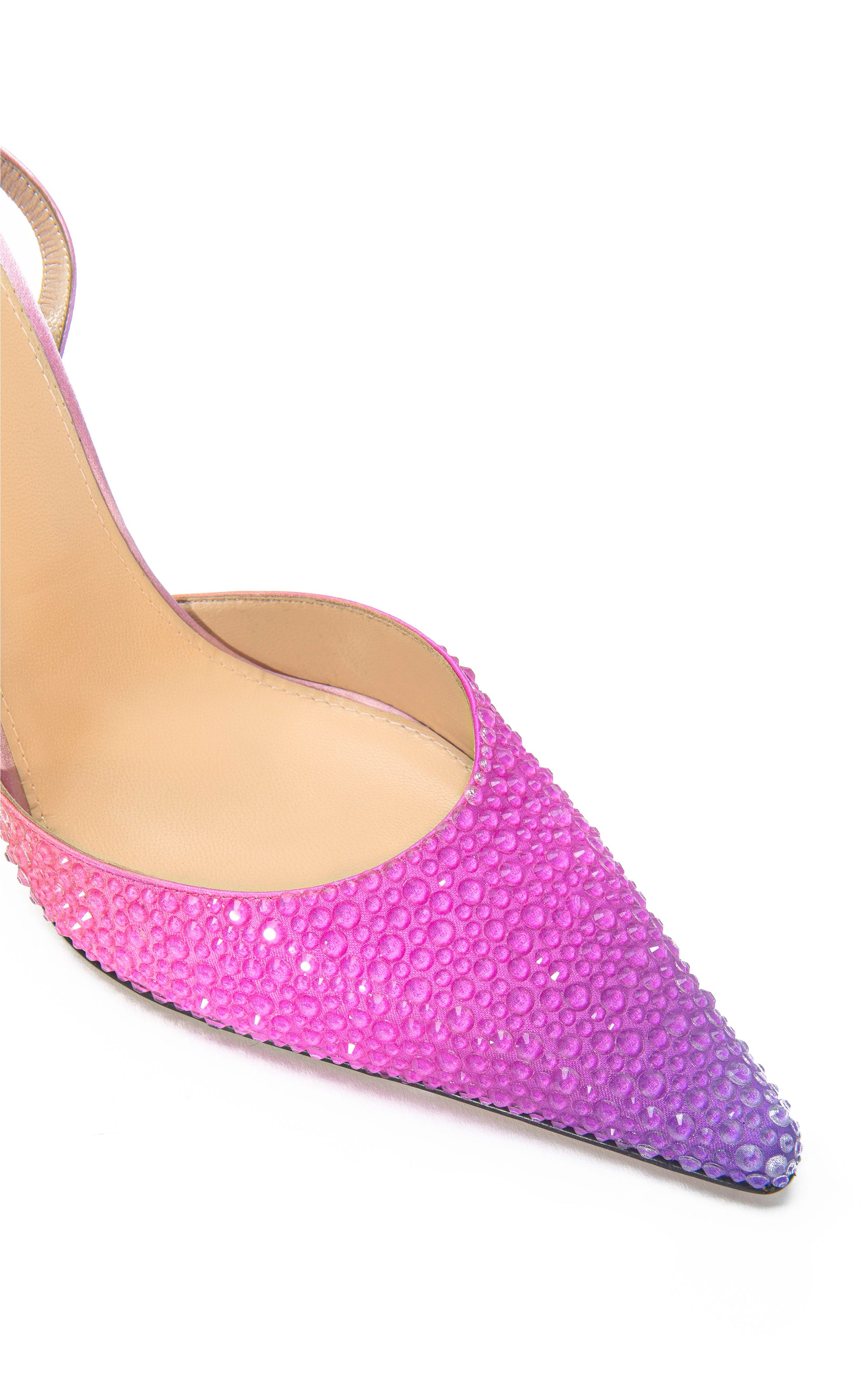 Galactic 100 strappy pumps with rhinestone embellishments - Galactic Pink