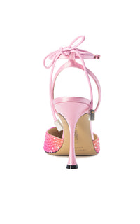 Galactic 100 strappy pumps with rhinestone embellishments - Galactic Pink