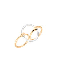 Bague Three Lovers en vermeil & argent - Or & argent