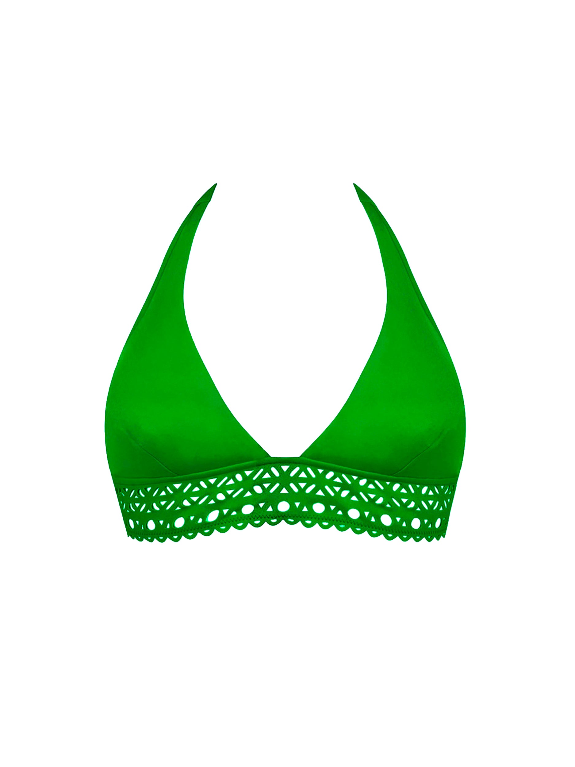 Haut de bikini triangle Ajourage Couture - Ajourage Vert