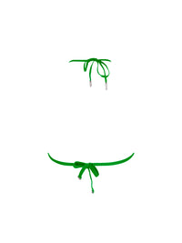 Haut de bikini triangle Ajourage Couture - Ajourage Vert