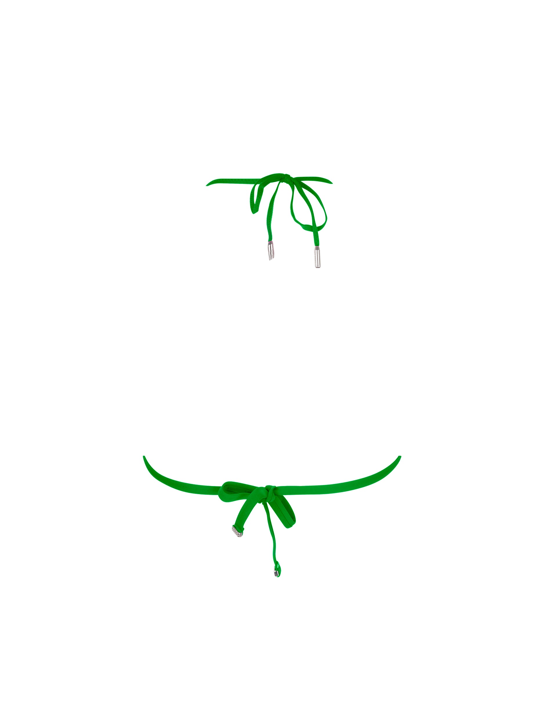 Haut de bikini triangle Ajourage Couture - Ajourage Vert