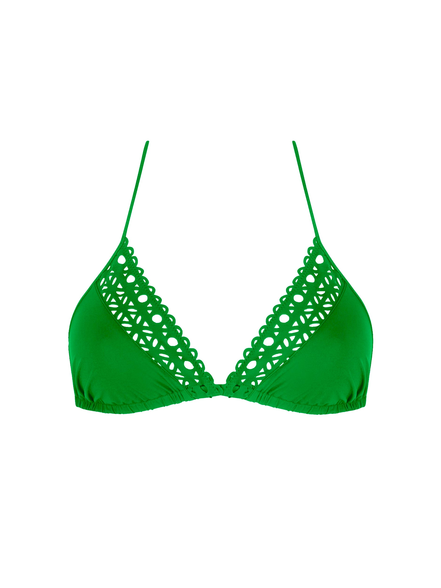 Haut de bikini triangle Ajourage Couture - Ajourage Vert
