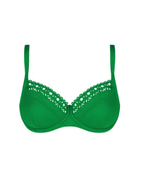 Haut de bikini balconnet Ajourage Couture - Ajourage Vert