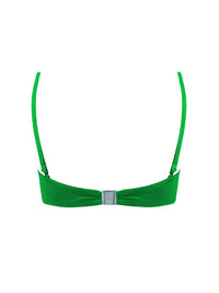 Haut de bikini bandeau Ajourage Couture - Ajourage Vert