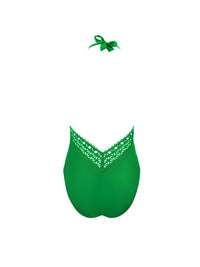 Ajourage Couture one-piece jersey - Ajourage Green