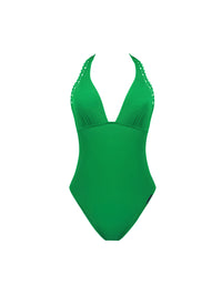 Ajourage Couture one-piece jersey - Ajourage Green