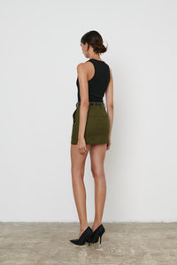 Drill Mini Skirt - Military