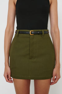 Drill Mini Skirt - Military
