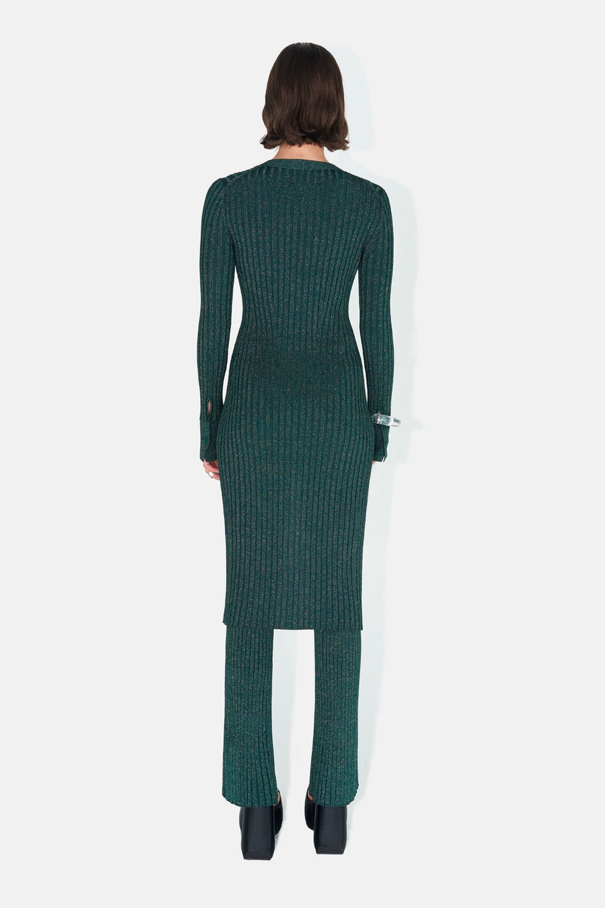 Metallic Rhea Dress - Eden