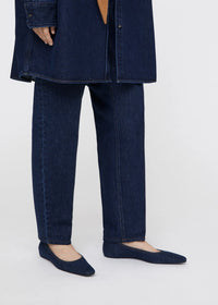 Ballerines en denim - Dark Indigo