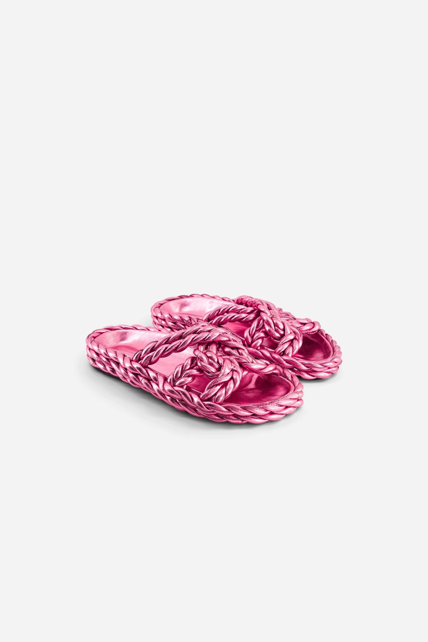 Sandales Milan Beach en cuir - Pink