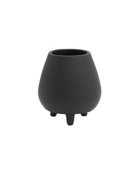 Vase Thébes en argile - Black
