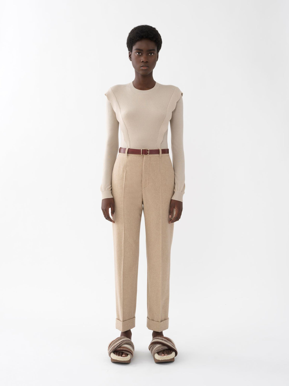 BASEPLUS_Soften Brown PULLOVER - Soften Brown