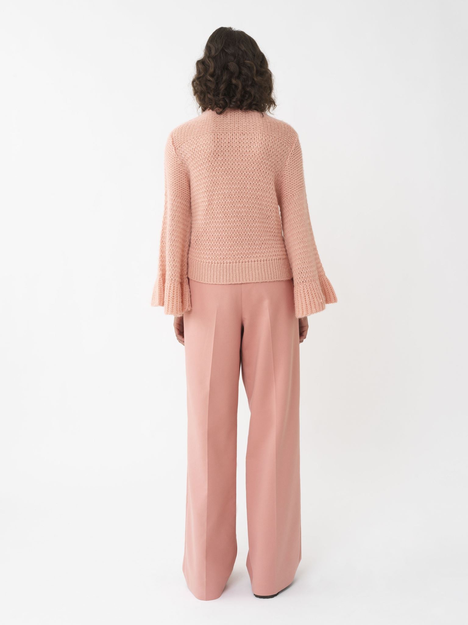 Pull court en laine - Muted Clay
