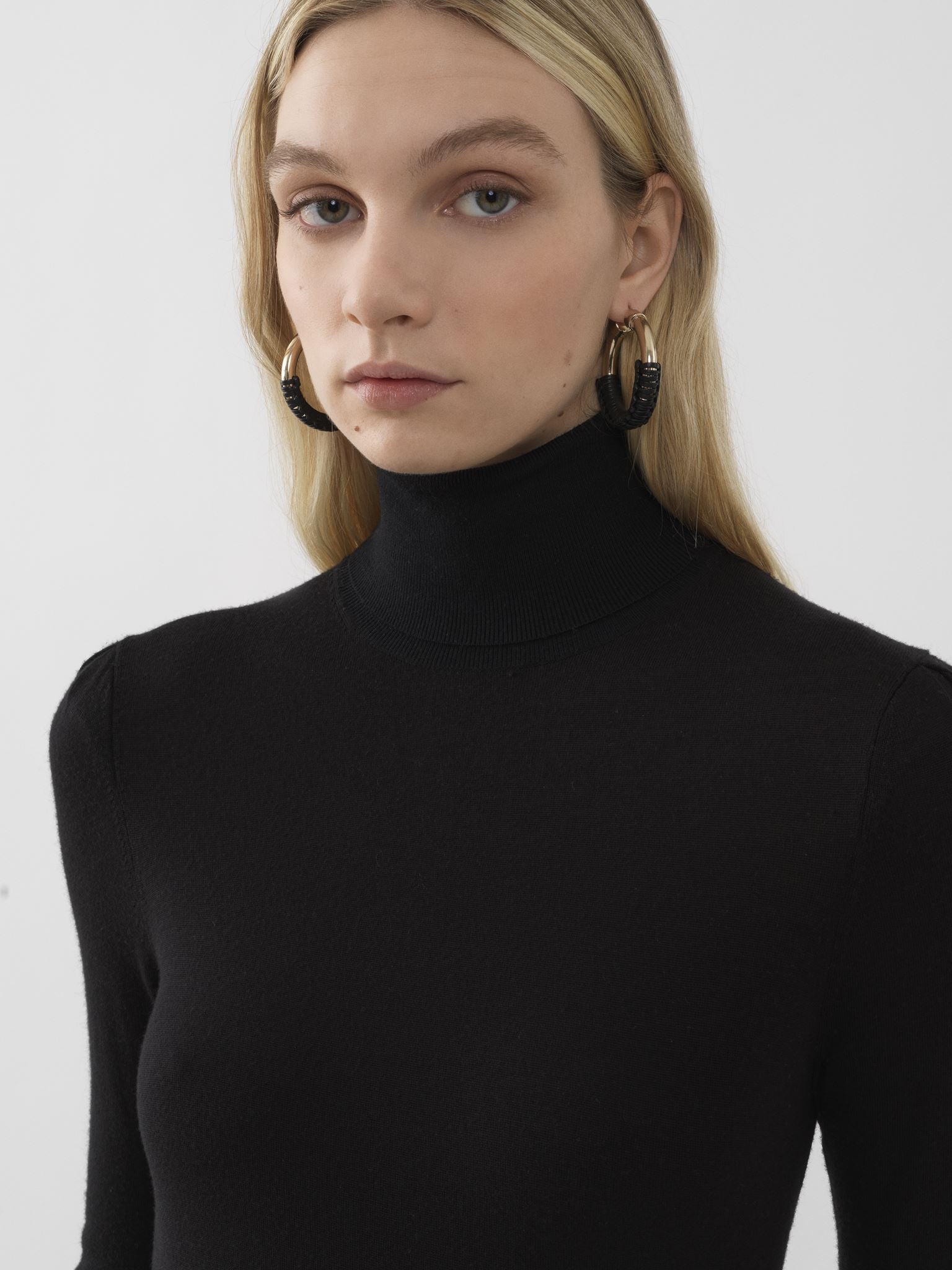 Pull super fin en laine mérinos - Black