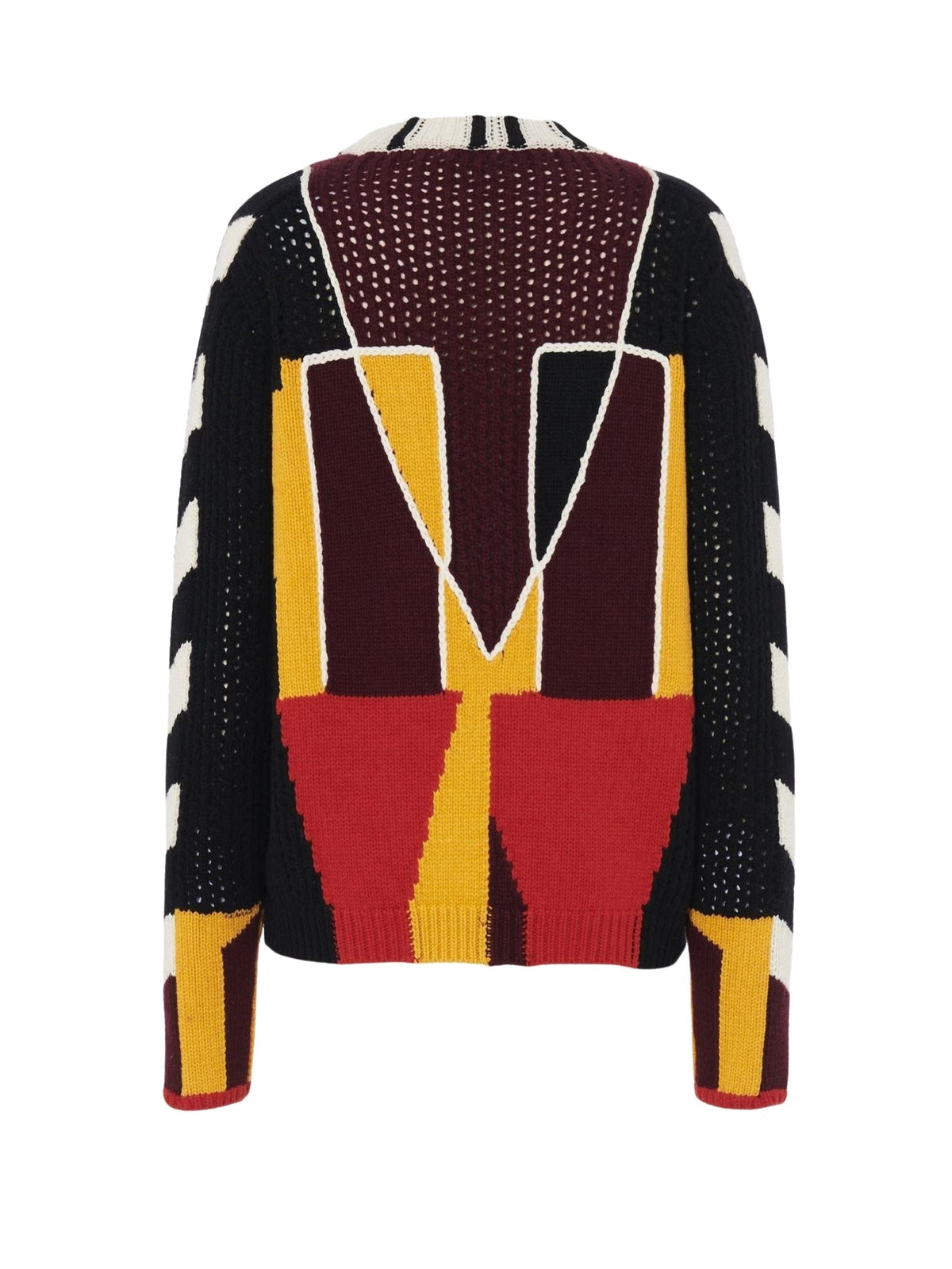 BASEPLUS_Multicolor Red PULLOVER - Multicolor Red