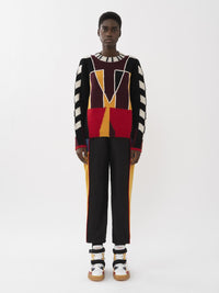 BASEPLUS_Multicolor Red PULLOVER - Multicolor Red