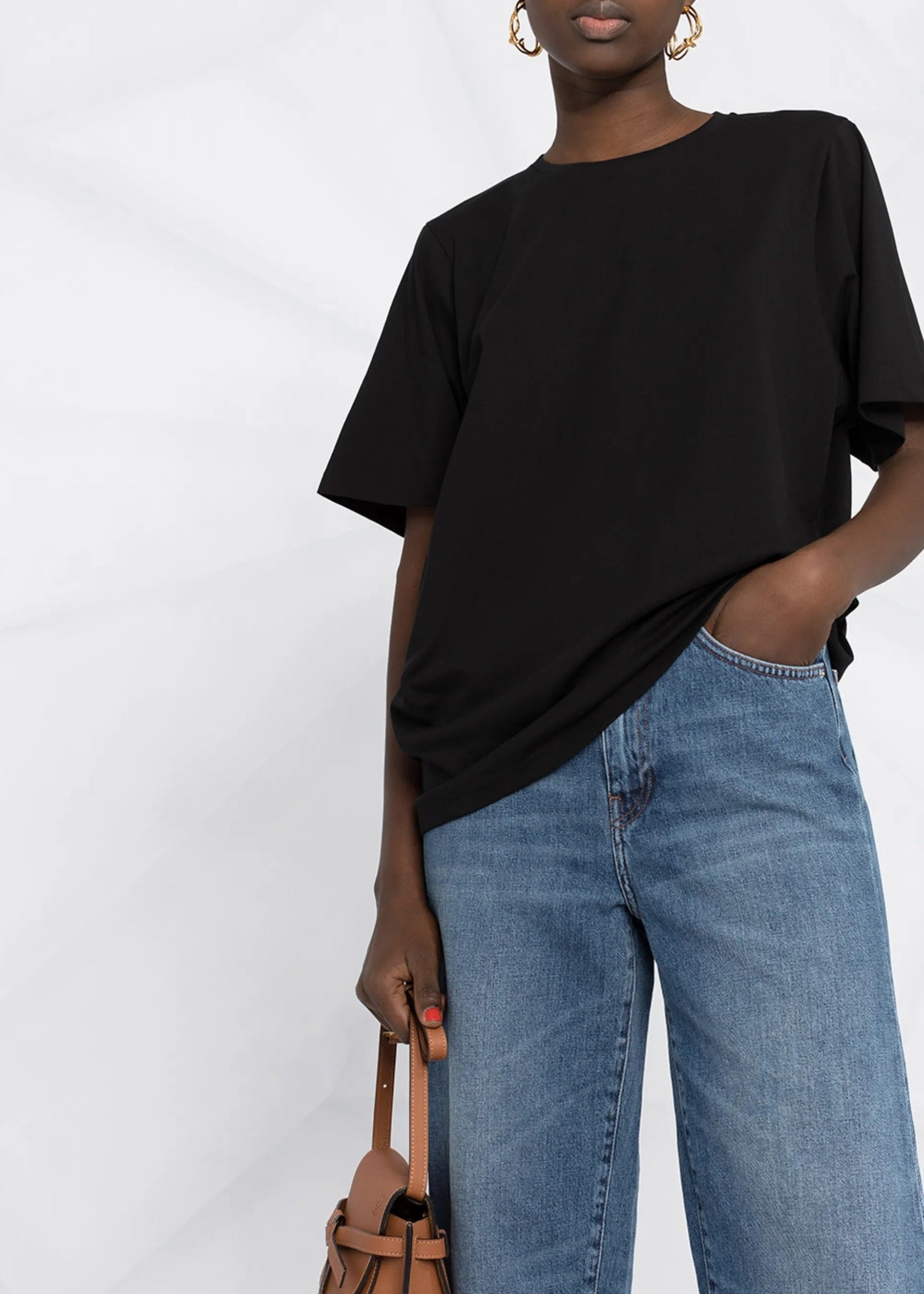 T-shirt oversize - Black