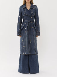 Faded Denim COAT - Faded Denim