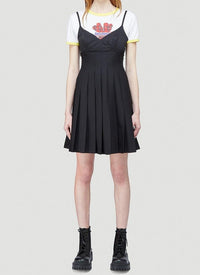 Robe courte plissée - Military Green