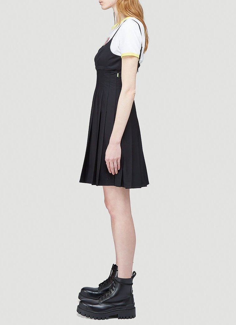 Robe courte plissée - Military Green