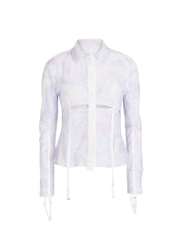 90€ / 2 sold //4 QTY / ST50%   Chemise Vela à découpes - Print Faded Paisley