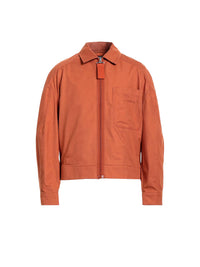 Blouson Linu à col chemise - Terracotta