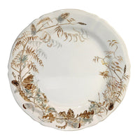 Set de 4 Assiettes plates extra Sologne - Marron