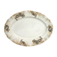 Plat ovale n°6 Sologne - Marron