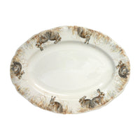 Plat ovale n°6 Sologne - Marron