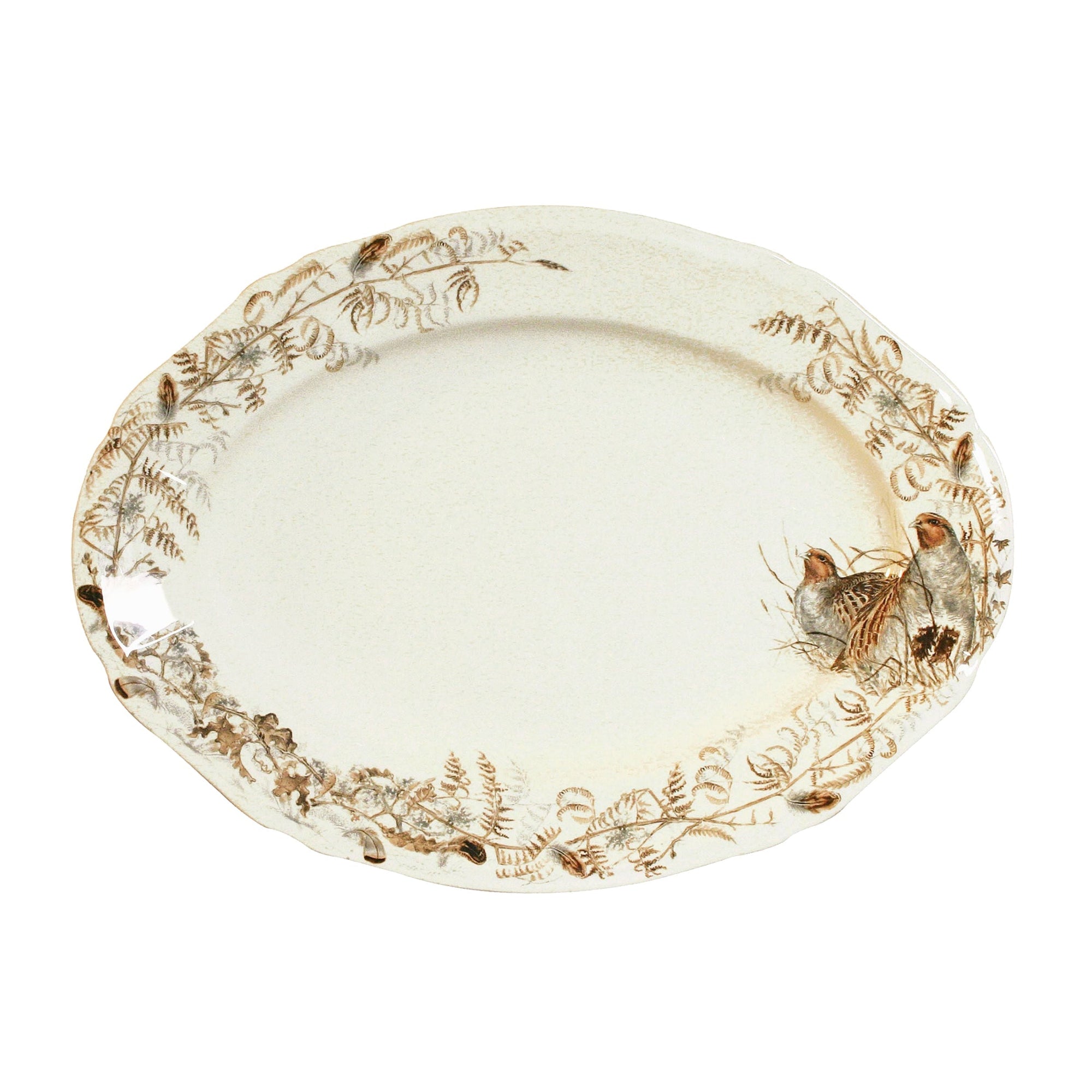 Plat ovale n°8 Sologne - Marron
