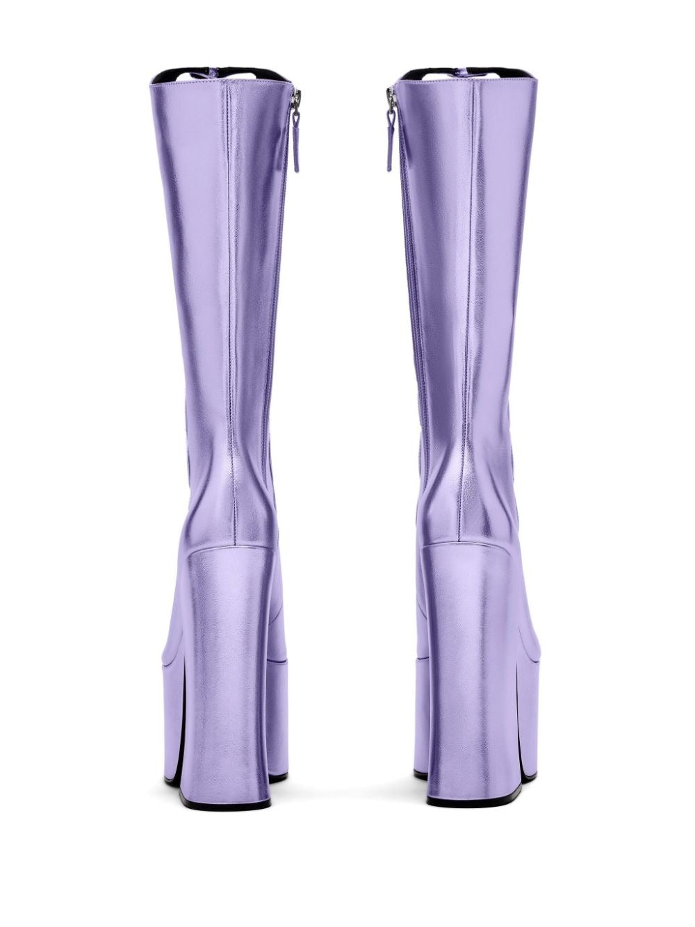Bottes à plateforme Kiki 160 en cuir - Lilac