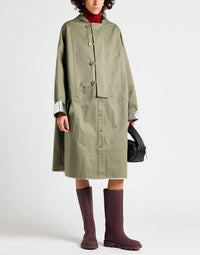 REVERSIBLE PARKA IN COTTON