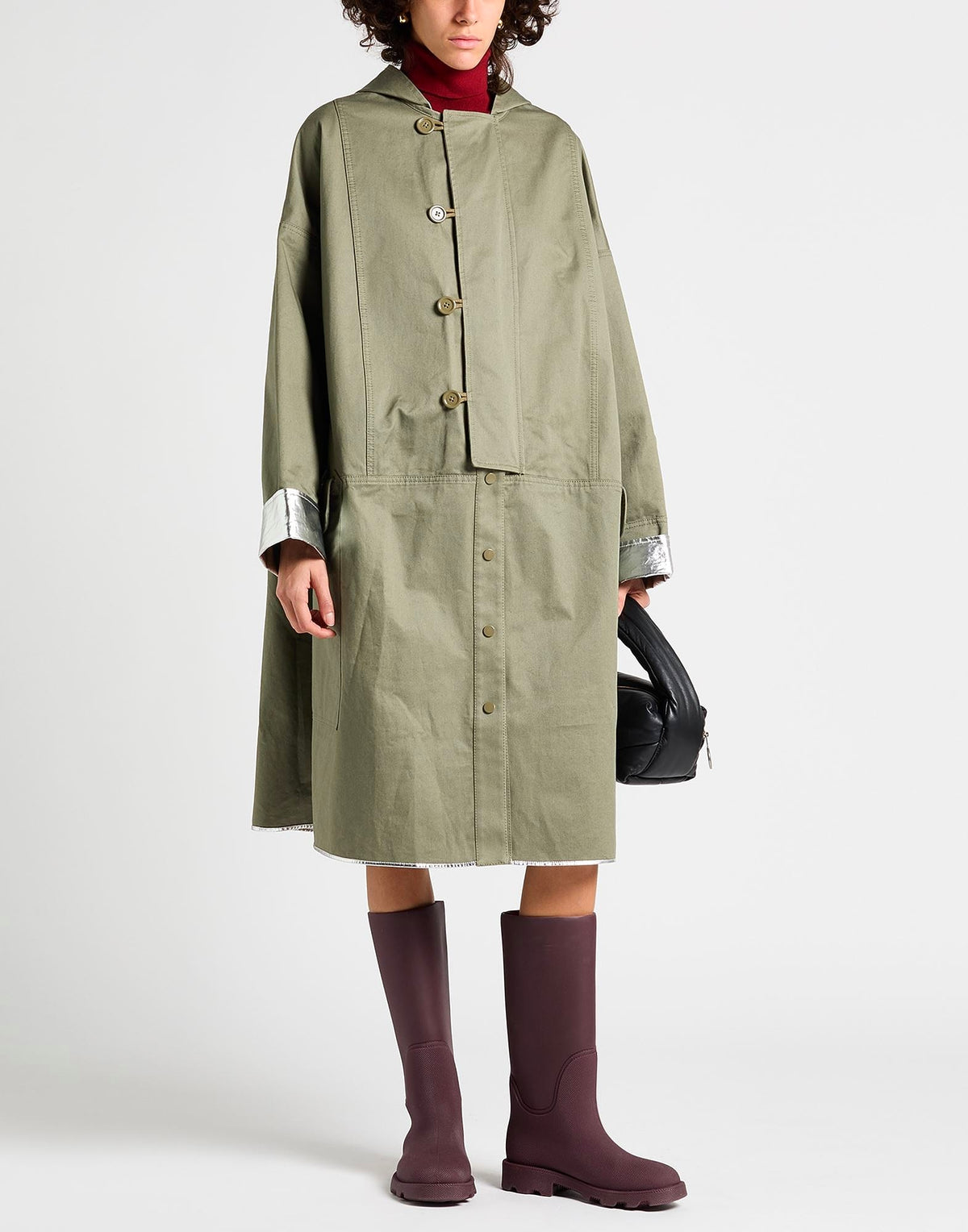 REVERSIBLE PARKA IN COTTON