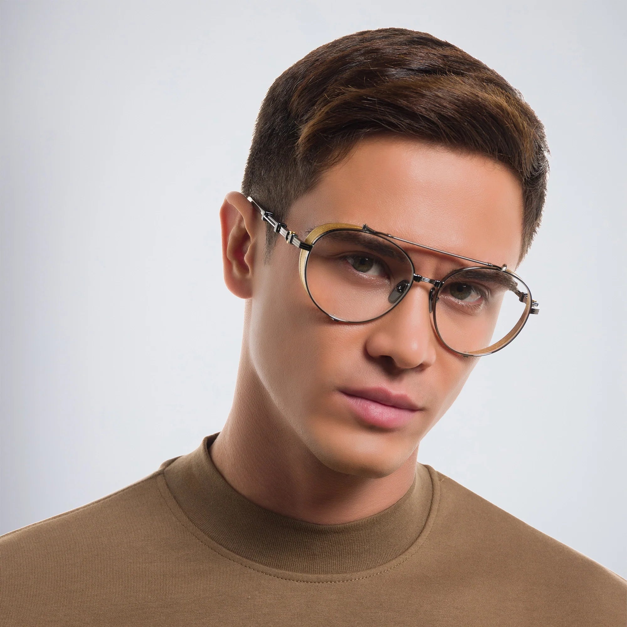Black Palladium Gold BRIGADE II Lunettes de vue