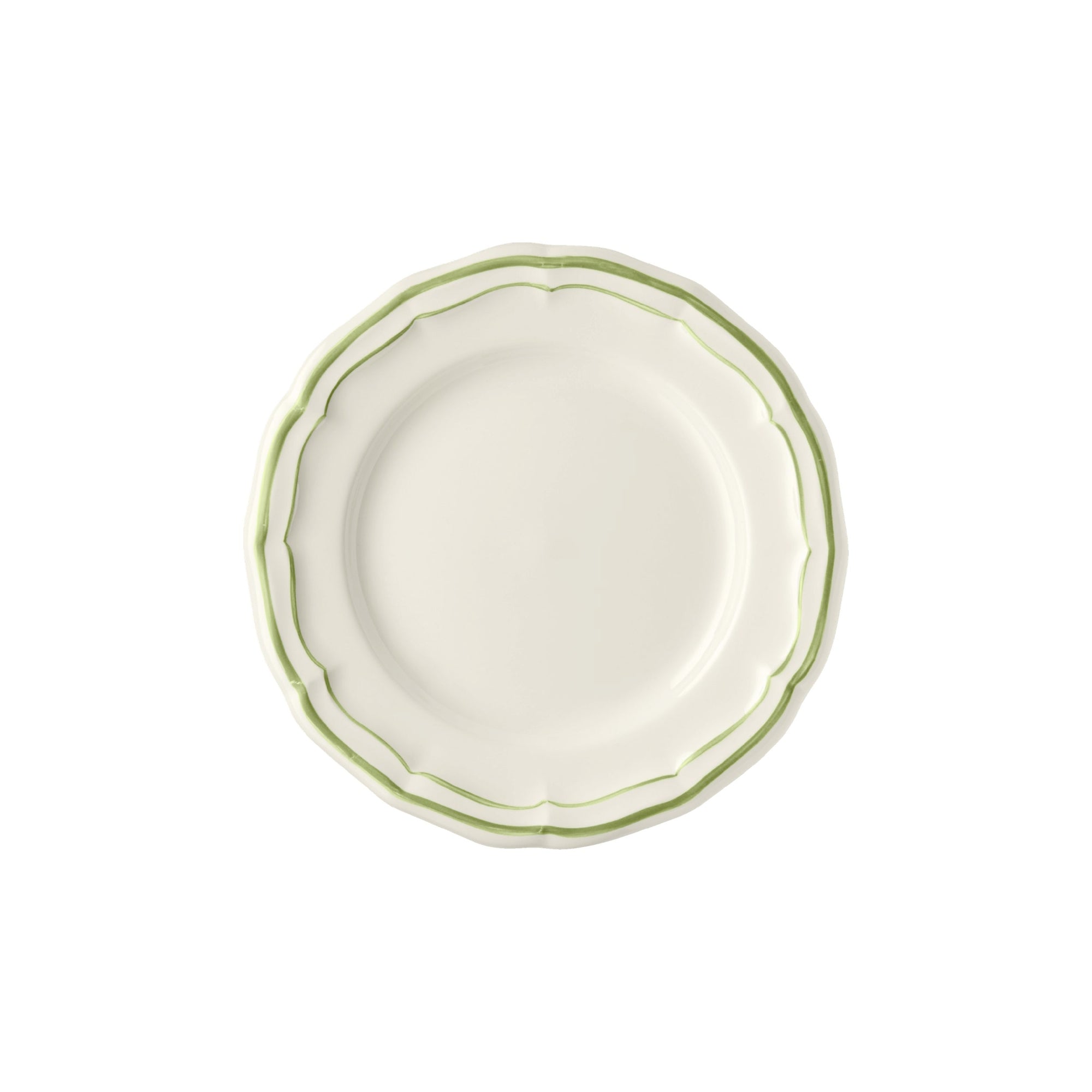 Set of 4 Filet canapé plates - Green