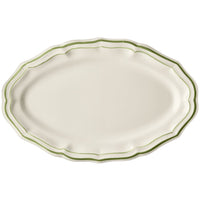 Oval platter n°6 Filet - Green