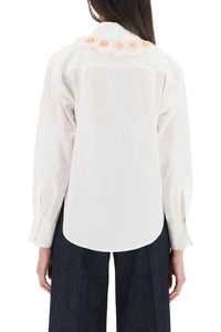 Chemise à col claudine - Multicolor White