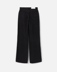 Jean large ultra taille haute 70's - Black Flow