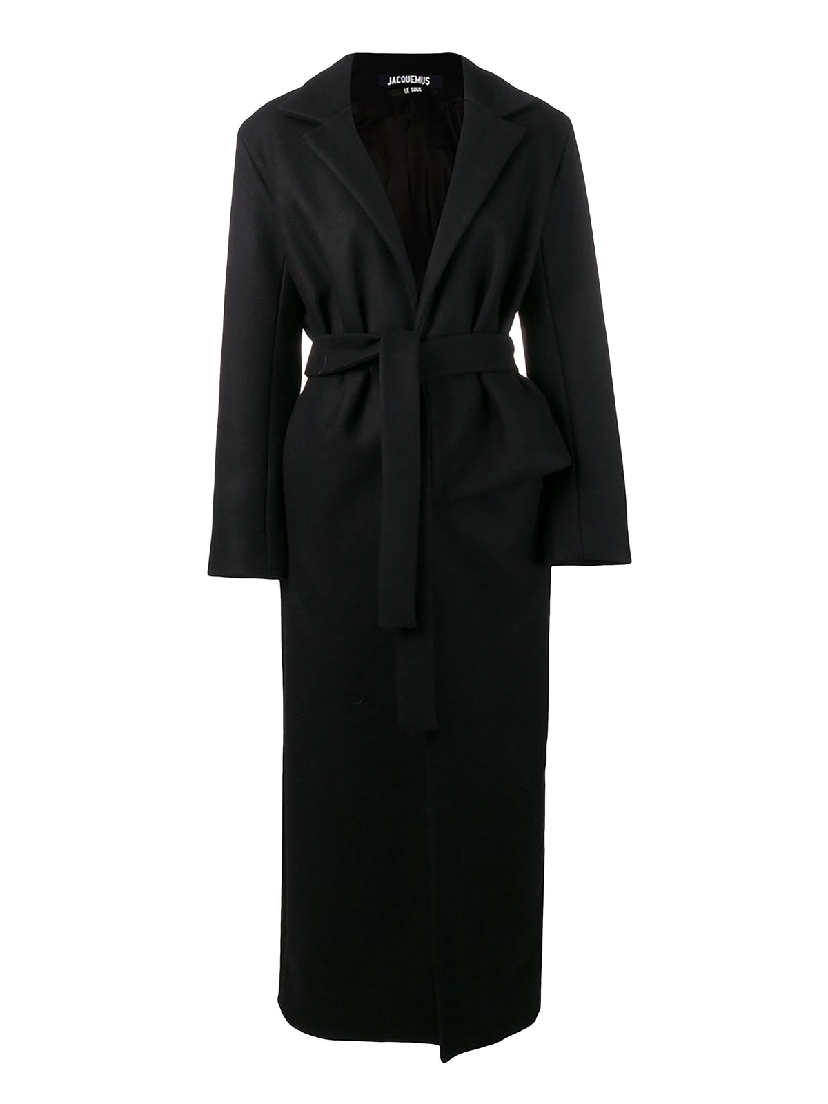 Manteau Aissa en laine - Black