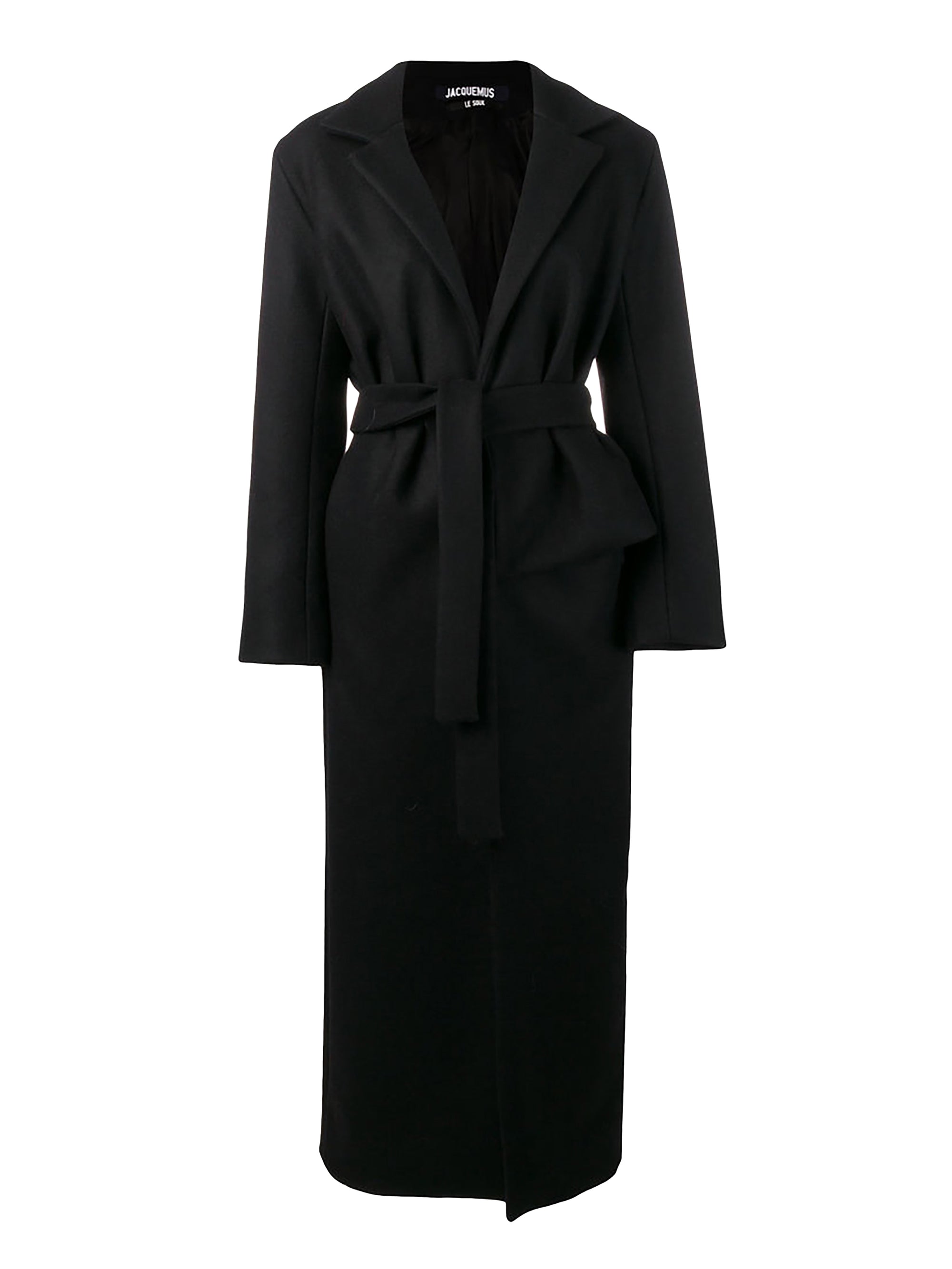Manteau Aissa en laine - Black