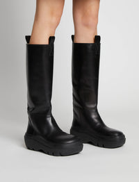 Bottines Storm 50 en cuir - Black