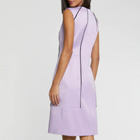 PARME/BLANC CASSE ROBE