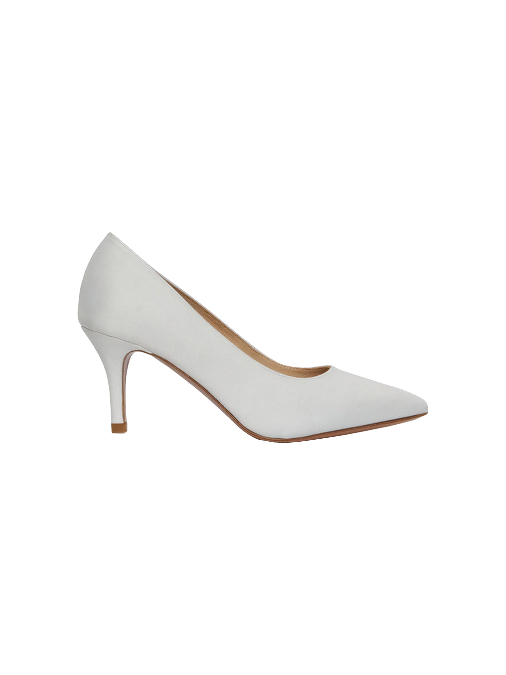 Pointed-toe court shoes - Off-white