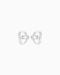 Boucles d'oreilles à clip Naho S en argent - Argent